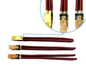 温控器组件和电子线焊接（紫铜片与多股铜线束焊接）