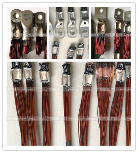 电机引线焊接机 热熔机 铜线和端子相熔接为整体 - 中频点焊机 - 1